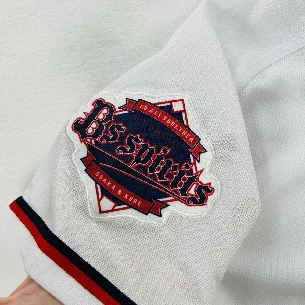 Orix Buffaloes Jersey Mens Small White Japan NPB Baseball Osaka B's Spirit NPB - Picture 7 of 16